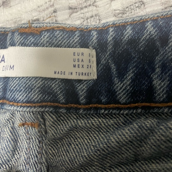 Zara Denim Skort with Cargo fringe - Picture 8 of 8